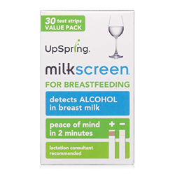 UpSpring Baby strisce alcol materno Milkscreen, pacchetto di valore 30 di conteggio precio
