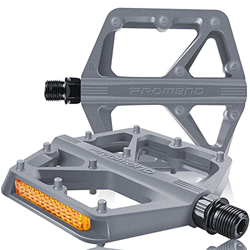 Pedali Per Bici, Pedali Per Mountain Bike Con Doppio Mandrino DU Cr-Mo, Antiscivolo Impermeabile Antipolvere Nuovi Pedali Per Bici Da Strada In Fibra  en oferta