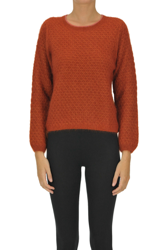 Textured knit pullover precio