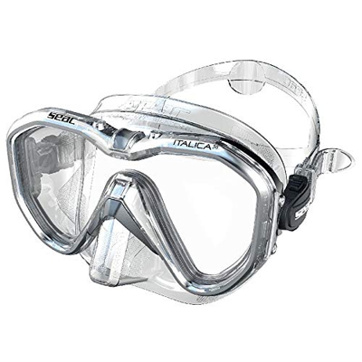 Seac Italica50, Maschera Sub per Immersione Subacquea Professionale, Ricreativa e Snorkeling