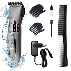 Plartree Tagliacapelli Uomo Professionale, Lama in acciaio Inox Macchina Taglio Capelli, con Pettini Di Regolazione, Impermeabile Elettrico Barba Wire precio
