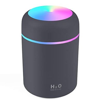 WolinTek umidificatore mini umidificatore per auto,Mini umidificatore da scrivania per Auto, Ufficio, Camera da Letto, ECC.Umidificatori Portatili,Spe