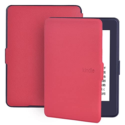 Per Kindle Paperwhite Posteriore Impermeabile 3 2 1 2015 Ey21 2017 5Th 6Th 7Th 2016 8Th Generation Dp75Sdi Cover Sy69Jl Leggero Smart, Rosso, Per No.S