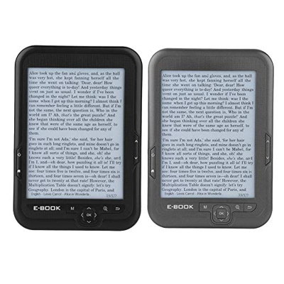 Lettore e-book, schermo elettronico e-ink, offre 29 lingue tra cui scegliere, e-reader, schermo da 6 pollici, peso leggero, facile da trasporta(8G ner