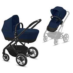 CYBEX Gold Talos S 2in1 Passeggino, Dalla nascita (con navicella) fino a 22 kg (circa 4 anni), Navicella convertibile in seduta da passeggino, Navy Bl en oferta