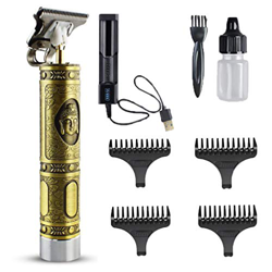 Tagliacapelli Azanaz Retro Tagliacapelli Professionale Intaglio Tagliacapelli Uomo Ricarica USB Mute Regolabarba Uomo (statua di Buddha) en oferta