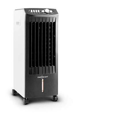 Oneconcept MCH-1 V2 - Raffrescatore Evaporativo, Ventilatore, Umidificatore, 3in1, 7 Litri, 360 m³/h, 65 W, 3 Livelli di Potenza, Oscillazione, 3 Velo