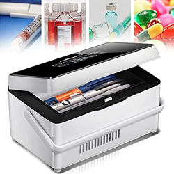 DDCHH Refrigeratore per Insulina, Custodia per Raffreddamento Portatile Insulin, Auto Frigorifero Piccolo Frigorifero Mini Scatole Fredde, per Viaggi, en oferta