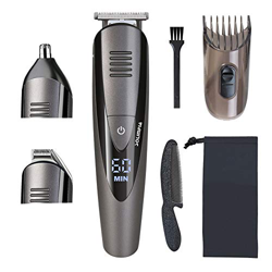 SOLIMPIA Tagliacapelli Regolabarba per Uomo Professionale Barba e Capelli Impermeabile Precisione Regolabarba Barba, Capelli e Corpo Naso características