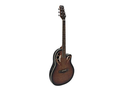 Chitarra acustica con pickup piezo Roundback, sunburst Dimavery OV-500 en oferta