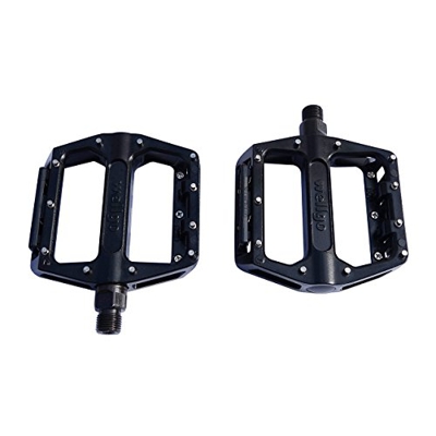 New Wellgo B087U Ball Bearing Alloy Mountain BMX Pedal with Reflector Black by B087U