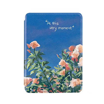 Tutto Il Nuovo Caso Kindle Paperwhite Per 6.8" 11A Generazione 2021- Romantici Fiori Primaverili Stampa Cover Smart Shell In Pelle Per Kindle Paperwhi
