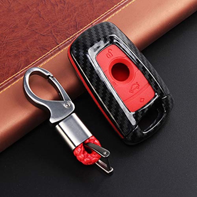 LZQGL Strumenti di Riparazione di ricambi Sportivi e RIC Custodia for Shell della Custodia della Chiave remota in Fibra di Carbonio for BMW 1 2 3 4 5 