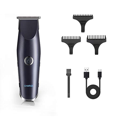 Rasoio professionale impermeabile senza fili multifunzione rasoio barba ricaricabile tramite USB con 3 pettini guida