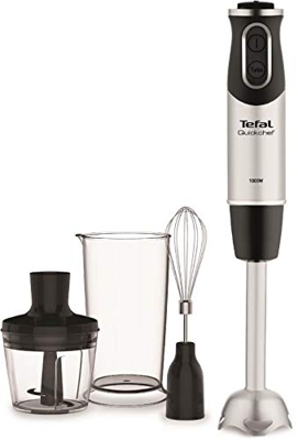 Tefal HB6568 Frullatore ad immersione 0.8L 1000W Nero, Acciaio inossidabile frullatore