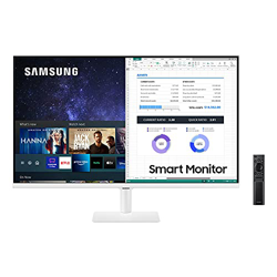 Samsung Smart Monitor M5 (S32AM501), Flat 32", 1920x1080 (Full HD), Piattaforma Smart TV (Amazon Video, Netflix), Airplay, Office 365, Wireless Dex, C en oferta