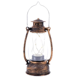OSALADI Lampada da Palmare retrò Lampada Portatile Portatile Lampada a Olio LED Vintage Lampada a Vento Decor Bronzo características