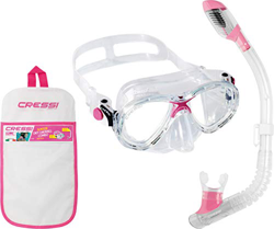 Cressi Marea VIP JUNIOR Snorkelling Set PINK DM1000064 Colour - Clear/Pink en oferta