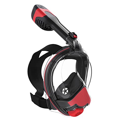 Orsen Maschera Snorkeling Elettrica Integrale, Prima Maschera Snorkeling Standard CO₂ al Mondo, Maschera Subacqueacon Panoramica 180° Design Pieno Fac