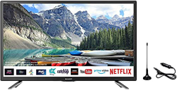 Sharp 1T-C24DH2KG2FM Smart TV LED, 12V/24V Caravan Boat Truck, Riproduzione Digitale terrestre con Streaming Senza Fili, Digitale terrestre HD, HD sat características