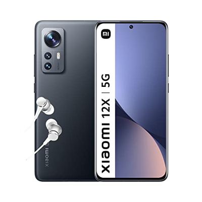 Xiaomi 12X - Smartphone 8+256GB, 6.28” 120Hz AMOLED Display, Snapdragon 870, 50MP+13MP+5MP Fotocamera tripla, 4500mAh, Gray (Versione IT + 2 Anni di G
