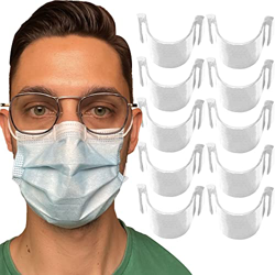 10 clip per naso trasparente anti-appannamento per la maschera – Previene l'appannamento e il vapore – Resistente, inodore, atossico e riciclabile al  precio
