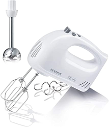 SEVERIN HM 3822 Frullatore a immersione multifunzione 2in1 300W, Sbattitore elettrico con 5 livelli di velocità e funzione Turbo, Mixer cucina con fru precio