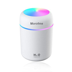 Morofme Mini Umidificatore, Umidificatore d'Aria Portatile Diffusore di Olio Essenziale di Aroma, Spruzzatore USB Piccolo Umidificatore Personale per  precio
