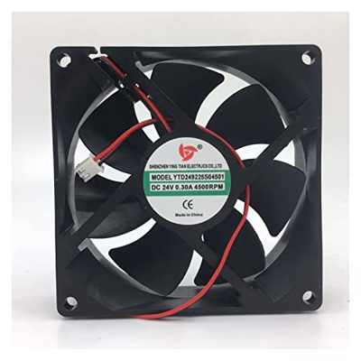 SOLITUDE XYXYMY 1 pz ~ 5pcs / Lot YTD249225S04501 DC24V 0.30A 4500RPM 9 cm Nuovo (Color : 1PCS)