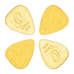 Ortega Guitars OGP-FTS Plettri Morbidi Flex Tech da 2.5 mm, Oro Vivo, Confezione da 4 precio