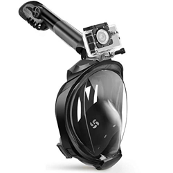 X99 Maschera Subacquea, Maschera Snorkeling Integrale 180°Vista Panoramica, Anti-Appannamento Anti-Perdita Easybreath Sub Maschera per Adulti e Bambin precio