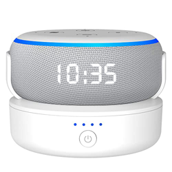 Base Batteria PlusAcc per Dot 3ª generazione - Batteria da 10000 mAh Accessori Portatili Dock per Batteria, con 12 ore di Riproduzione Nero (non inclu características