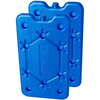 Aurora Store 4 x Tavolette Ghiaccio Extra Slim 400ml Mattonelle ghiaccioli Piatte 25 x 14 x 1,4 cm Borsa frigo Termica Frezzerino Icepack refrigerante