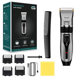 Tagliacapelli per uomo Kit per tagliare i capelli Trimmer per barba elettrico ricaricabile Rasoio per barba senza fili per cani da compagnia Baby Kids características