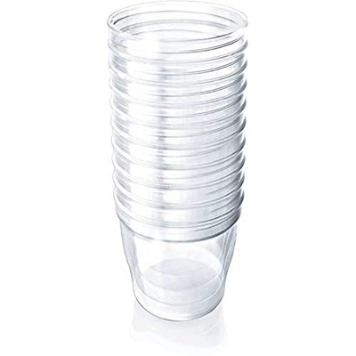 Philips AVENT SCF615/10 Vasetti VIA, Capacità 180 ml, 10 pezzi