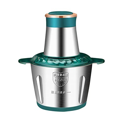 Oukerde Frullatore Tritatutto da Cucina Elettrico,2 Livelli di velocità,Mini Robot da Cucina 2L/3L Grande capacità in Acciaio Inossidabile Tritacarne 