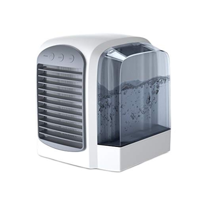 UCYG Ventilatori A Torre, USB Aria Condizionatore Climatizzatore，Portatile Mini 3-in-1 Ventilatore Umidificatore Purificazione per Camper Auto Casa Uf