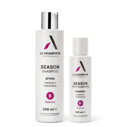 Season Shampoo & Trattamento Balance Professionale Psoriasi Cuoio Capelluto, Dermatite Seborroica, Lenitivo e Antiforfora La Shampista 350 ml características