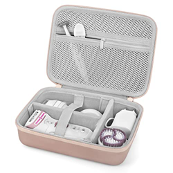 Yinke Custodia per Braun Silk-épil 5/9 9 9 890/720 Donna Epilatore,Borsa da Rigida Viaggio Portaoggetti (Golden Pink) en oferta
