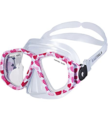 RABIGALA Occhiali da immersione, maschera da nuoto, occhiali da immersione, per adulti, per nuoto, snorkeling, immersioni, per ragazzi, uomini e donne