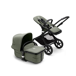 Bugaboo Fox 3, Il Nostro Più Comodo Sistema Modulare 2-in-1: Comodo Passeggino Multi-Terreno & Carrozzina con Culla Traspirante Avanzata, Telaio Nero, precio