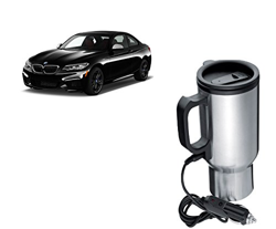 Ducomi Tazza Termica da Viaggio con Alimentazione 12V – Scalda Bevande da Auto in Acciaio Inox - Ideale per caffè, tè, Latte, Tisane e Bevande Calde - precio