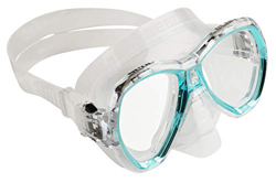 SEAC Elba, Maschera Snorkeling e Immersione Subacquea Unisex Adulto, Trasparente/Acquamarina, Standard precio