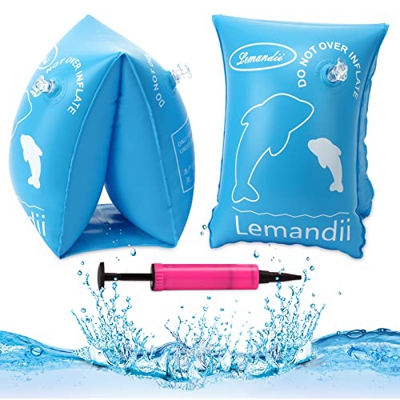 EKKONG Braccioli Bambini, Bracciali Gonfiabili, Bracciali gonfiabili da Nuoto, Taglia A: per Bambini a Partire dai 4 Anni E Adulti, Taglia B: per Bamb