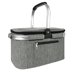 Vintoney 22L Borsa per Picnic Borsa Termica Isolata Sacchetti della Spesa isolati per Cibi Caldi o Freddi, Borsa Pranzo Pieghevole, Borsa della Spesa  características