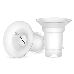 Maymom Flangia Inserti 10 mm per Medela e Spectra 24 mm Shields/Flange. Utilizzare con Medela Freestyle e Sonata per ridurre il tunnel del capezzolo f precio