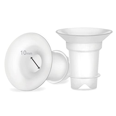 Maymom Flangia Inserti 10 mm per Medela e Spectra 24 mm Shields/Flange. Utilizzare con Medela Freestyle e Sonata per ridurre il tunnel del capezzolo f