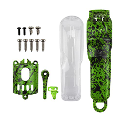 Sharplace PC Camouflage DIY Full Housing Combo Base Uper Cover for Wahl 8148 8591 Green en oferta