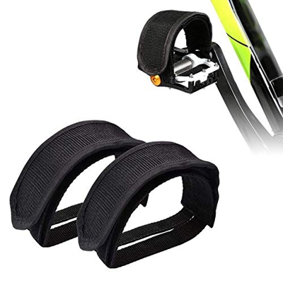 ZONSUSE Cinghie per Pedale della Bicicletta, BMX Ciclismo Antiscivolo Pedale Punta Clip Doppia Cinghia Magica Cintura di Fissaggio Cintura, per Pedali