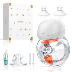 Tiralatte Elettrico Neonati Indossabile|4 Modalità 5 Livelli di Asprirazione Indolore-Tira Latte Senza Fili Portatile Cuscino Flessibile in Silicone|A precio